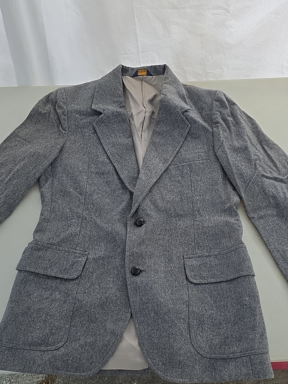 Pendleton Gray Two-Button Sport Coat